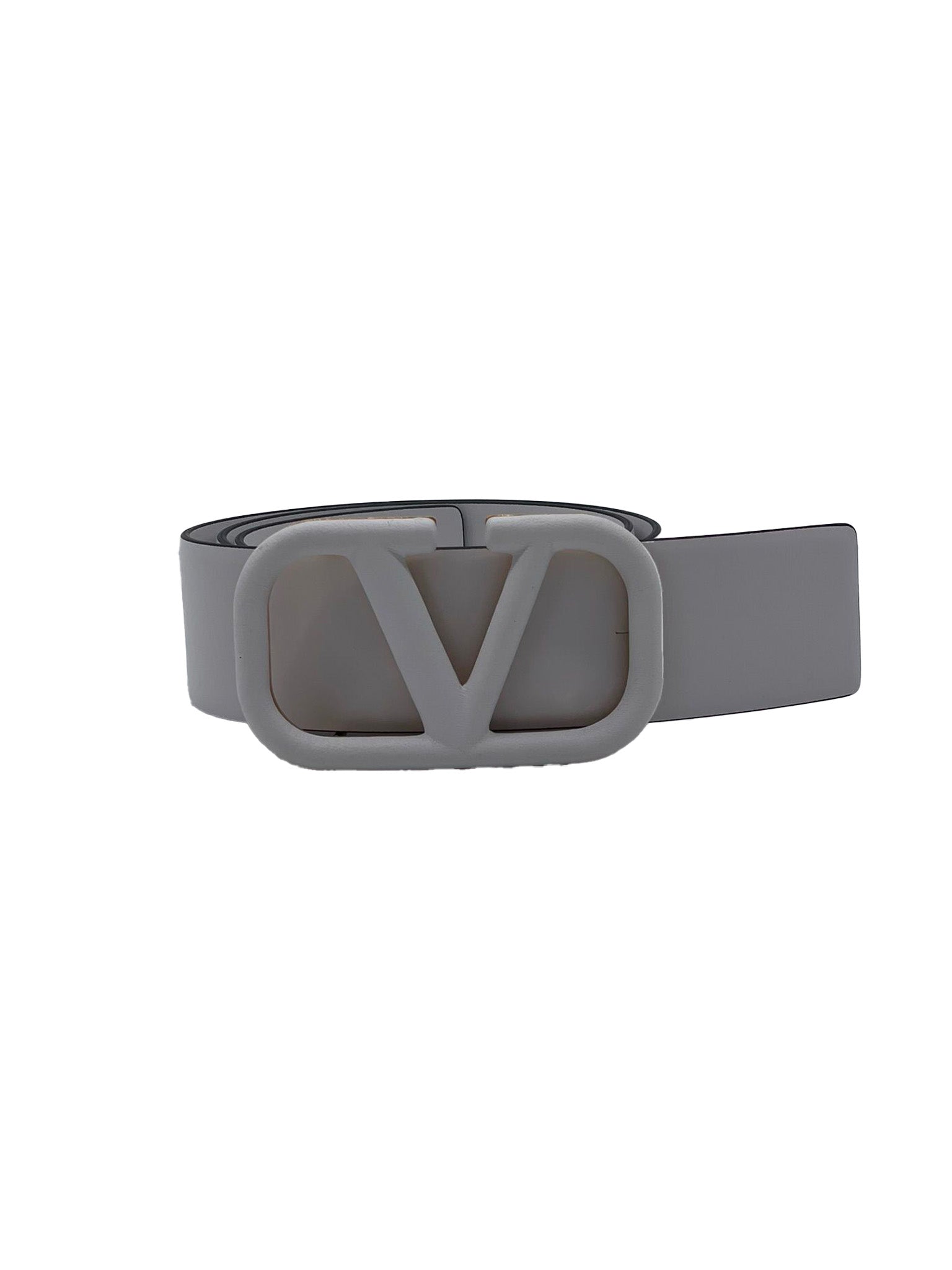 Valentino Cintura V Logo Bianco