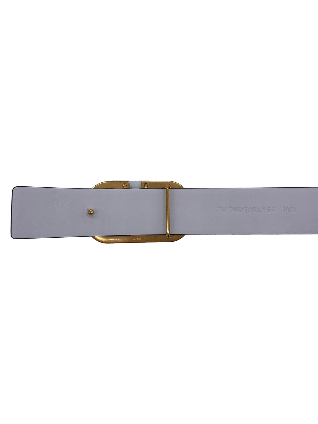 Valentino Cintura V Logo Bianco