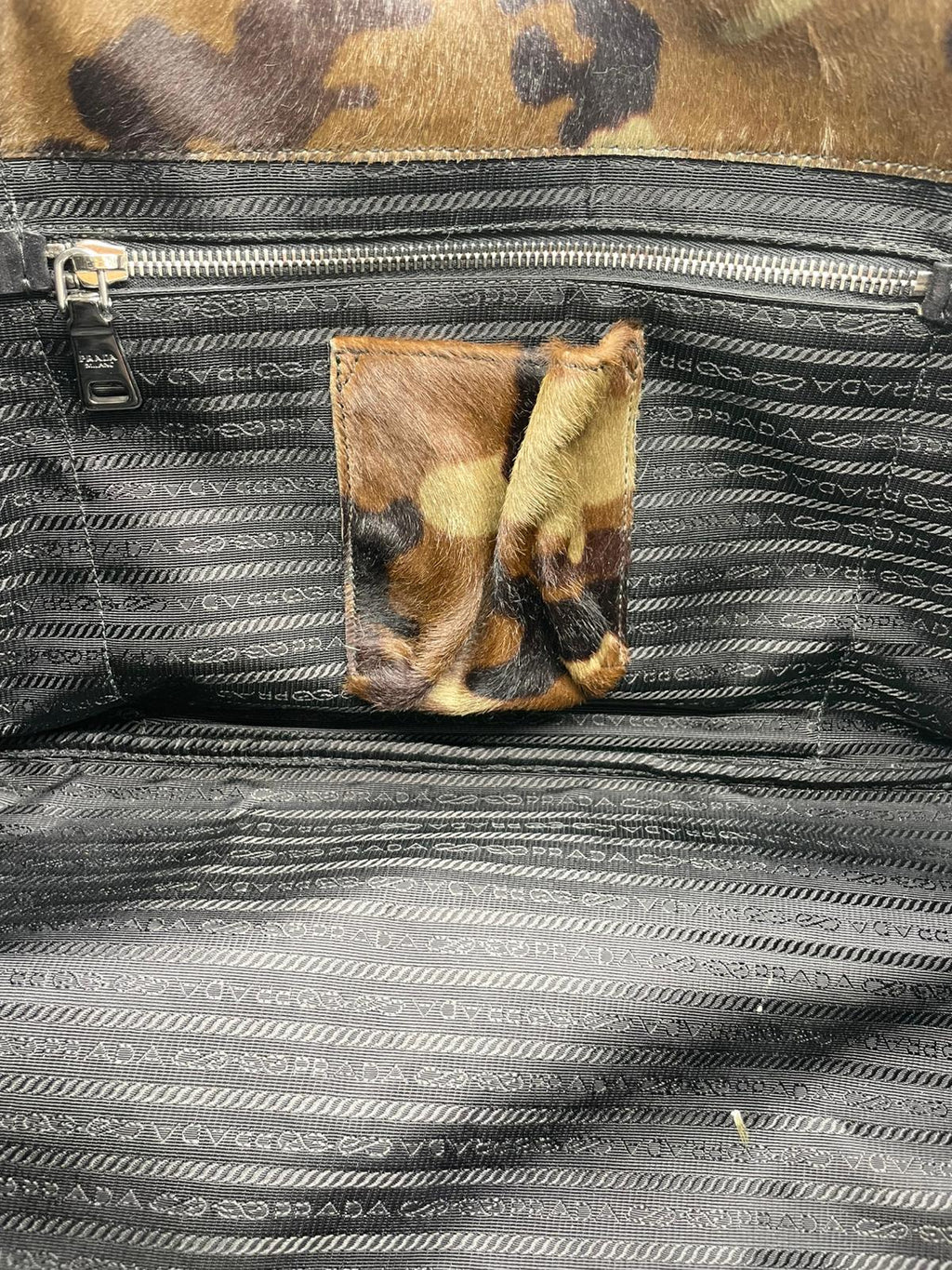 Prada Tote Bag Cavallino Camouflage