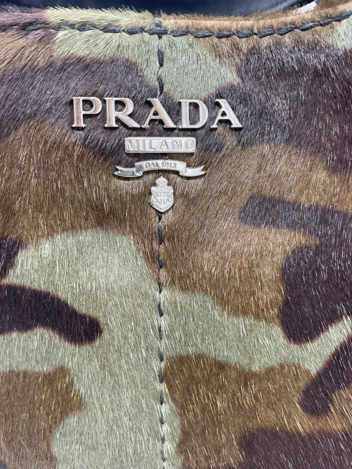 Prada Tote Bag Cavallino Camouflage