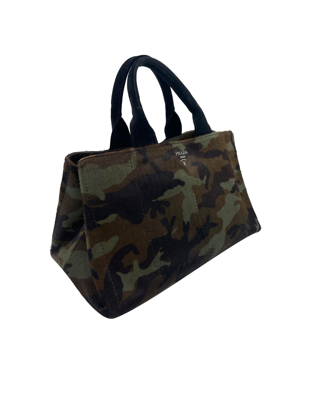 Prada Tote Bag Cavallino Camouflage