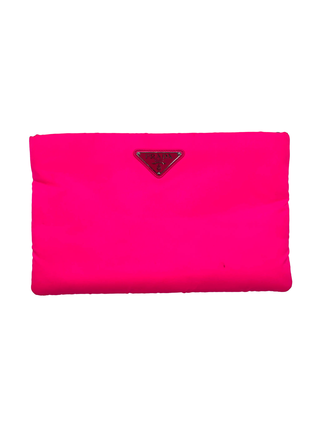 Prada Pochette Piatta Rosa Fluo