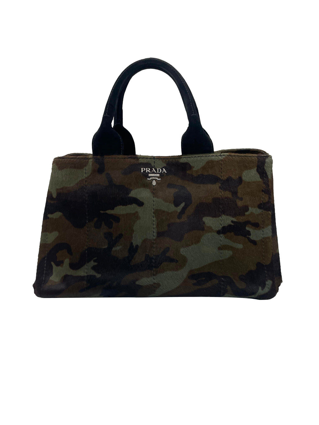 Prada Tote Bag Cavallino Camouflage