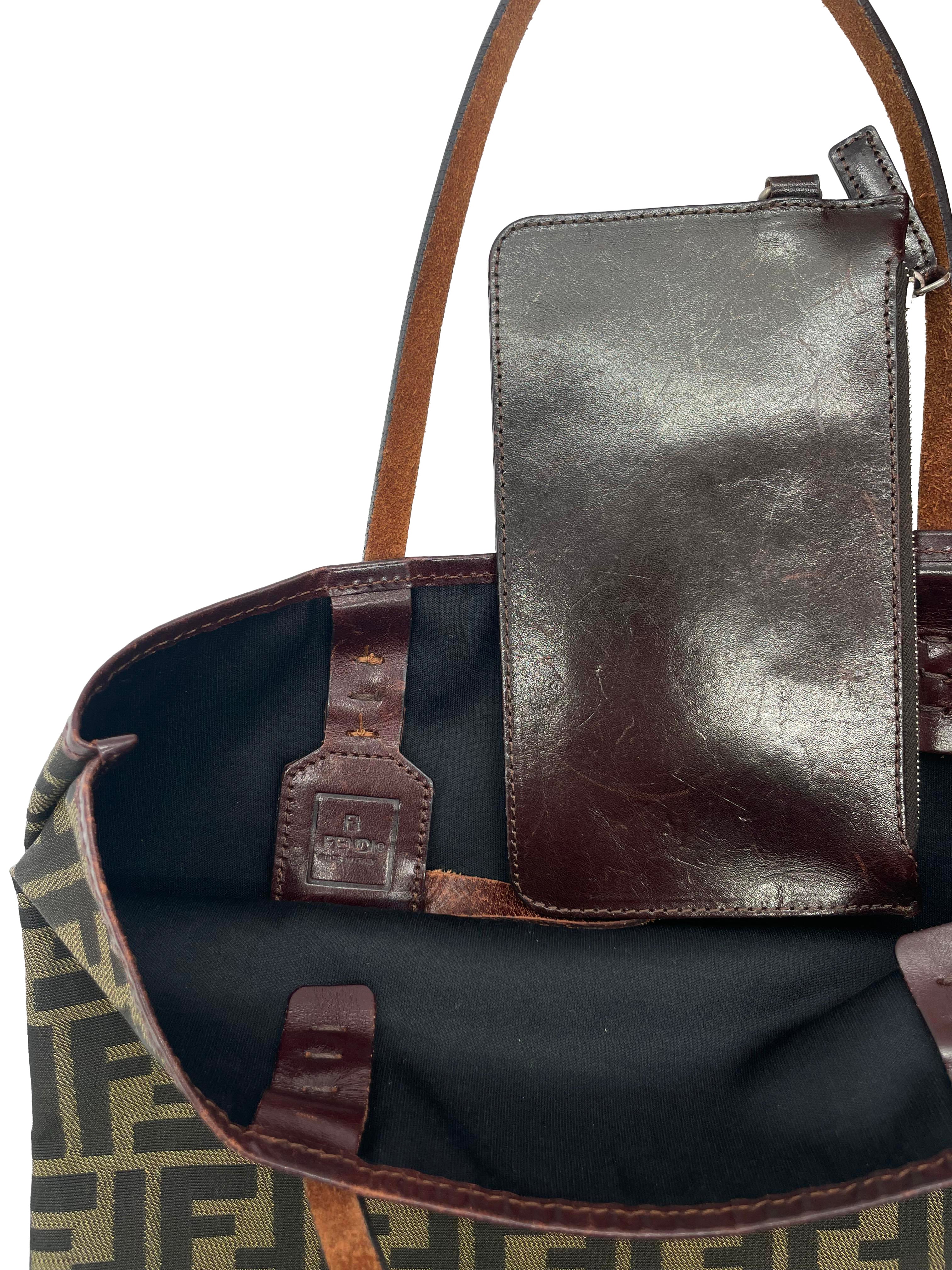 Fendi Tote Bag Tela Zucca